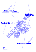 STICKER for Yamaha BT1100 2005