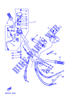 HANDLEBAR & CABLES for Yamaha YFZ350 1995