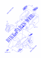 STICKER / LABEL 2 for Yamaha YFZ350 2011