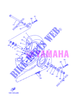 REAR WHEEL for Yamaha YZ85LW 2012