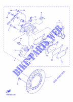 REAR BRAKE CALIPER for Yamaha DIVERSION 600 F ABS 2014