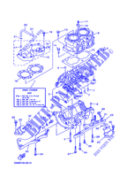 CYLINDER / CRANKCASE for Yamaha SJ700AW 1998