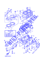 CYLINDER / CRANKCASE for Yamaha SJ700AW 1998