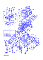 CYLINDER / CRANKCASE for Yamaha WB700 1995