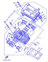 CYLINDER HEAD  for Yamaha TDM850H (57KW) 1992