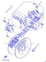 FRONT WHEEL / BRAKE CALIPER for Yamaha TDM850H (57KW) 1992
