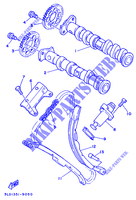 CAMSHAFT / TIMING CHAIN for Yamaha TDM850H (57KW) 1992