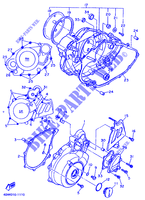 COVER   ENGINE 1 for Yamaha TT600E 1994