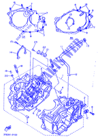 CRANKCASE for Yamaha XT600E 1990