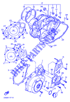 COVER   ENGINE 1 for Yamaha XT600E 1990