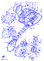 COVER   ENGINE 1 for Yamaha XT600E 1993