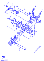 GEAR SHIFT SELECTOR DRUM / FORK for Yamaha XT600EN (20.0KW 1990