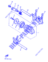 GEAR SHIFT SELECTOR DRUM / FORKS for Yamaha XT600Z 1986
