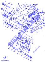 SWINGARM for Yamaha YZ125 1998