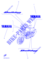 STICKER / LABEL for Yamaha BT1100 2006