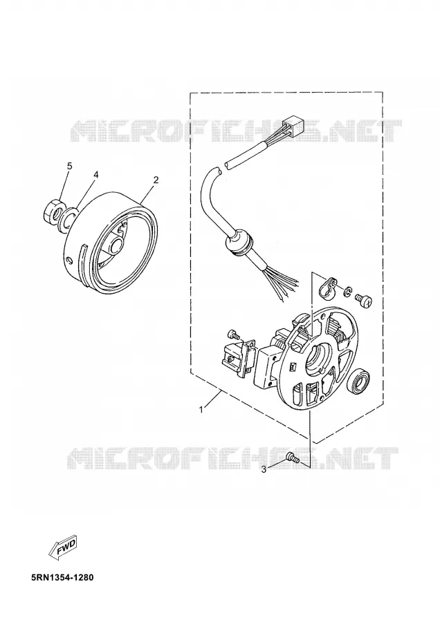 IGNITION Yamaha SCOOTER 50 2003 JOG  CS50M