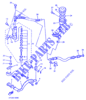 REAR BRAKE MASTER CYLINDER for Yamaha YZF600R 1998