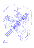 REAR BRAKE CALIPER for Yamaha YZF-R6 2000