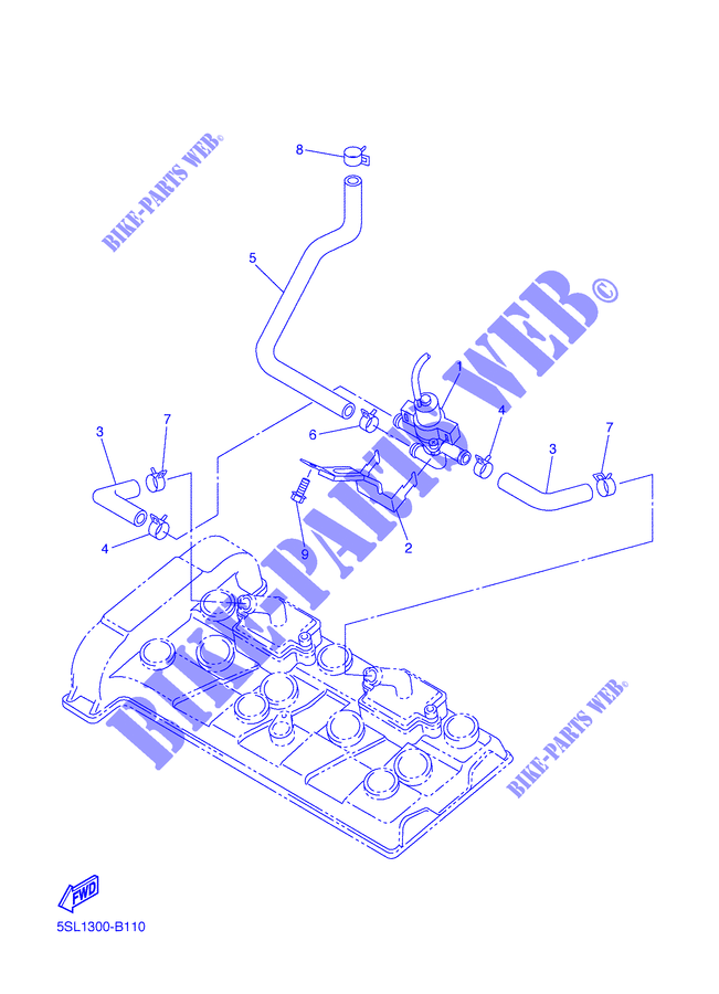 AIR INDUCTION SYSTEM AIS for Yamaha YZF-R6 2004