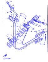 HANDLEBAR & CABLES for Yamaha FJ1200 1990