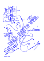 HANDLEBAR & CABLES for Yamaha YFB250FW 1998