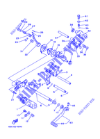 GEAR SHIFT SELECTOR DRUM / FORKS for Yamaha YFM350U 1997