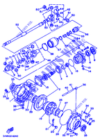 FRONT DIFFERENTIAL for Yamaha YFM350FW 1996
