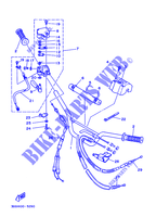 HANDLEBAR & CABLES for Yamaha YFZ350 1996