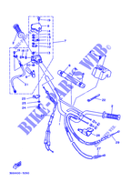 HANDLEBAR & CABLES for Yamaha YFZ350 1996