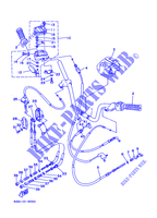 HANDLEBAR & CABLES for Yamaha YFB250FW 1996