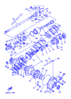 FRONT DIFFERENTIAL for Yamaha YFB250FW 1996
