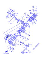 GEAR SHIFT SELECTOR DRUM / FORKS for Yamaha YFM350U 1996