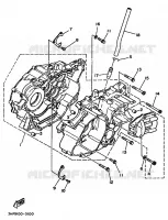 CRANKCASE for Yamaha YFM350FW 1995