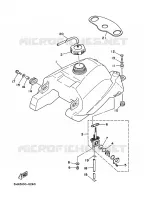 FUEL TANK for Yamaha YFM350FW 1995