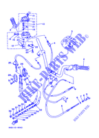 HANDLEBAR & CABLES for Yamaha YFB250FW 1995