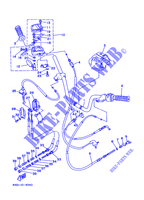 HANDLEBAR & CABLES for Yamaha YFB250FW 1994