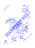 REAR FENDER for Yamaha YFM350FW 1992