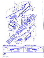 SIDE COVER   OIL TANK for Yamaha FZ750 1989