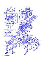 CYLINDER / CRANKCASE for Yamaha FX700 1996
