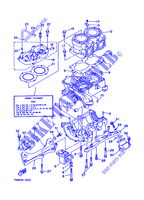 CYLINDER / CRANKCASE for Yamaha MJ-650TX 1992