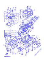 CYLINDER / CRANKCASE for Yamaha RA700BV 1997