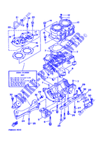 CYLINDER / CRANKCASE for Yamaha WB650 1994