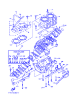 CYLINDER / CRANKCASE for Yamaha ENG FOR SJ700 (F1N) J70KN 2007