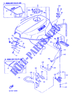 FUEL TANK for Yamaha FZR1000 1990
