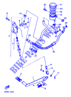 REAR BRAKE MASTER CYLINDER for Yamaha FZR600H (67KW) 1992