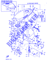 FUEL TANK for Yamaha FZR600M (37KW) 1991