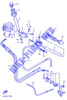 HANDLEBAR & CABLES for Yamaha FZR600R (72.1KW 1995