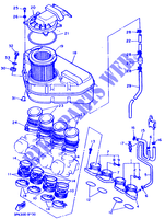 INTAKE for Yamaha FZR750R 1989