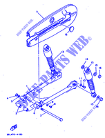 SWINGARM / SHOCK ABSORBER for Yamaha RX100 1996