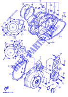 COVER   ENGINE 1 for Yamaha XT600E 1993
